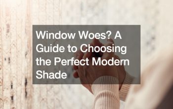 Window Woes? A Guide to Choosing the Perfect Modern Shade